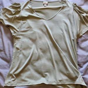 Olive Green Blouse